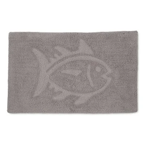 WPH Reversible Skipjack Tonal Bath Rug - 20< Towels & Bath Mats