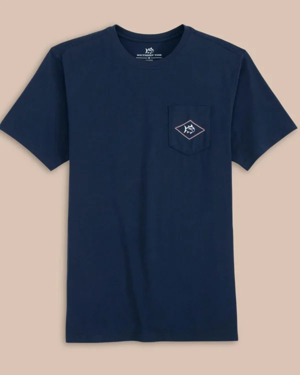 Southern Tide Rod And Reel Flag Short Sleeve T-Shirt< T-Shirts
