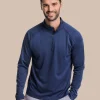 Southern Tide Scuttle Heather Performance Quarter Zip< Pullovers & Hoodies