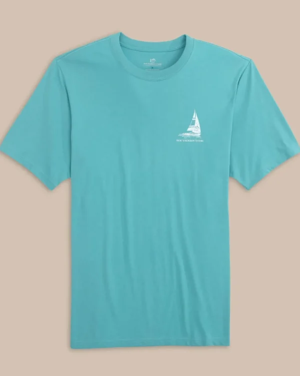 Southern Tide Set Sail Tri Short Sleeve T-Shirt< T-Shirts