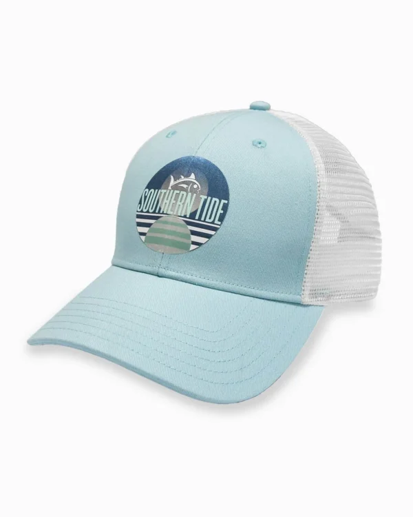 Southern Tide Skipjack And Stripes Trucker Hat< Hats & Visors