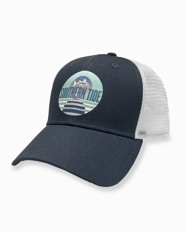 Southern Tide Skipjack And Stripes Trucker Hat< Hats & Visors