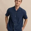 Southern Tide Sun Washed Seersucker Camp Short Sleeve Sport Shirt< Sport Shirts & Button Downs