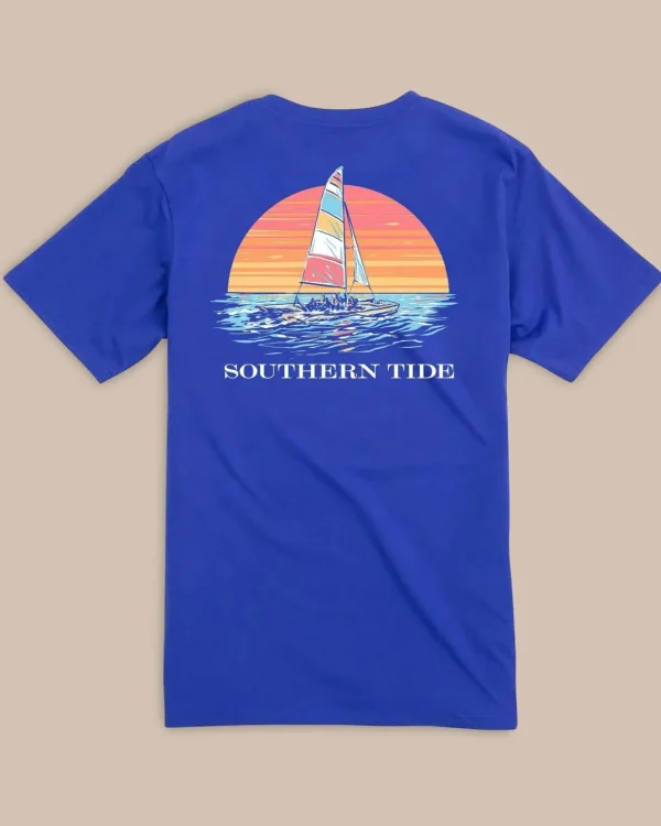 Southern Tide Sunset Silhouette T-Shirt< T-Shirts