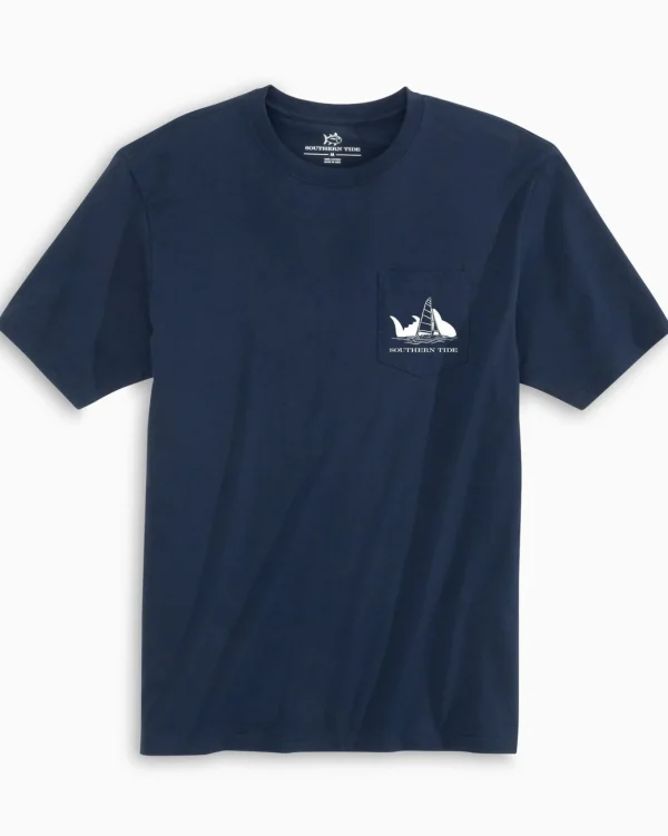 Southern Tide Sunset Silhouette T-Shirt< T-Shirts