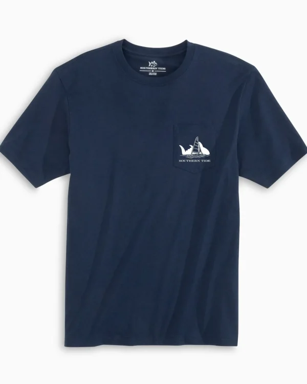 Southern Tide Sunset Silhouette T-Shirt< T-Shirts