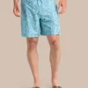 Southern Tide Vibin' Palm Printed Swim Short< Swim
