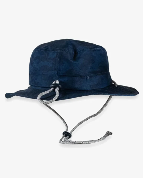 Southern Tide Waterway Camo Print Performance Sun Hat - Navy< Hats & Visors