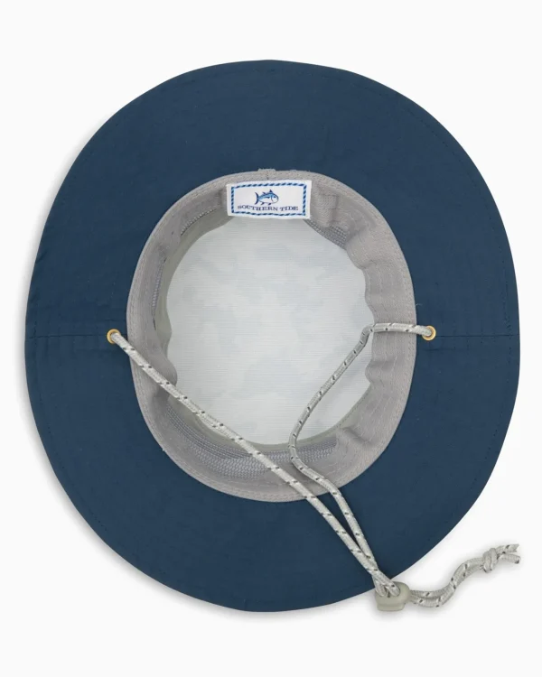 Southern Tide Waterway Camo Print Performance Sun Hat - Grey< Hats & Visors